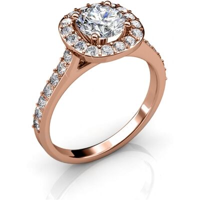 MYC Paris Kuscheliger Ring - Roségold und Kristall Weiß- und Roségold L 1/2 MYC Paris Kuscheliger Ring - Roségold und Kristall Weiß- und Roségold L 1/2
