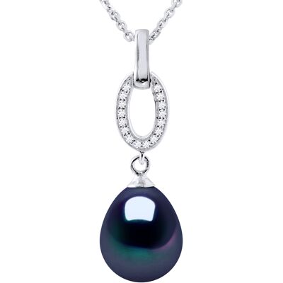 Diadema SHUTTLE Halskette Süßwasserperlen-Schmuck 9-10mm Schwarz 925 Schwarz Einheitsgröße Diadema SHUTTLE Halskette Süßwasserperlen-Schmuck 9-10mm Schwarz 925 Schwarz Einheitsgröße