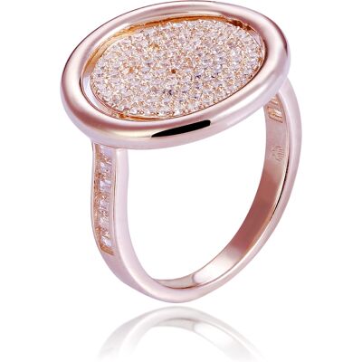 Orphelia Damen-Ring Sterling-Silber 925, Rosé ZR-7444/RG Rose K Orphelia Damen-Ring Sterling-Silber 925, Rosé ZR-7444/RG Rose K