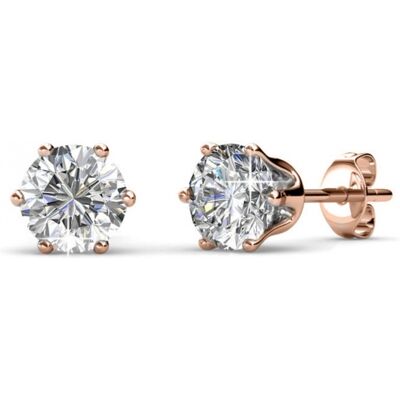 MYC Paris Geburtsstein April Ohrringe - Rose Gold und Kristall Weiß- und Roségold Einheitsgröße MYC Paris Geburtsstein April Ohrringe - Rose Gold und Kristall Weiß- und Roségold Einheitsgröße