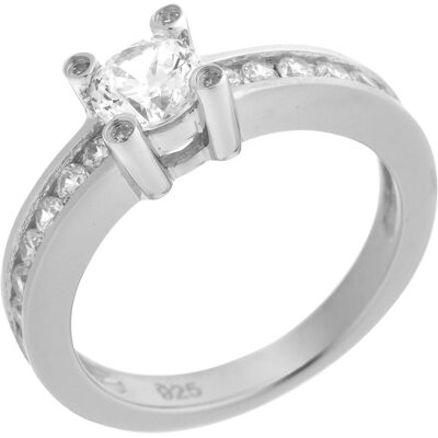 Orphelia Damen-Ring Sterling-Silber 925 – Silber ZR-7033 Silber O 1/2 Orphelia Damen-Ring Sterling-Silber 925 – Silber ZR-7033 Silber O 1/2