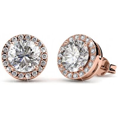 MYC Paris Sophia Ohrringe - Roségold und Kristall Weiß- und Roségold Einheitsgröße MYC Paris Sophia Ohrringe - Roségold und Kristall Weiß- und Roségold Einheitsgröße