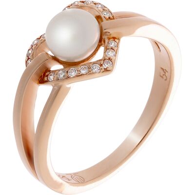 Orphelia Damen-Ring Sterling-Silber 925 – Rosé ZR-7233/RG Rose O 1/2 Orphelia Damen-Ring Sterling-Silber 925 – Rosé ZR-7233/RG Rose O 1/2