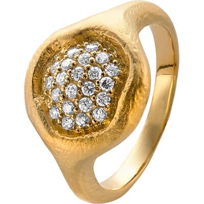 Orphelia Damen-Ring Sterling-Silber 925 – Gold ZR-3924/1 Gold K Orphelia Damen-Ring Sterling-Silber 925 – Gold ZR-3924/1 Gold K