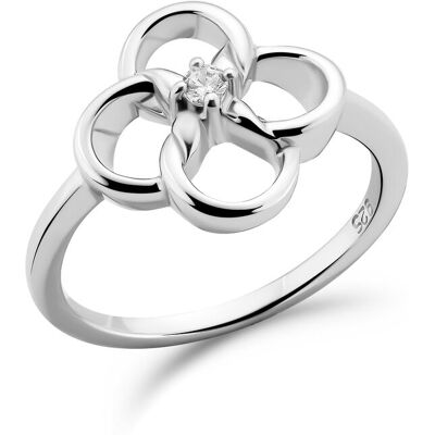 Orphelia Damen-Ring Sterling-Silber 925 – Silber ZR-7472 Silber O 1/2 Orphelia Damen-Ring Sterling-Silber 925 – Silber ZR-7472 Silber O 1/2