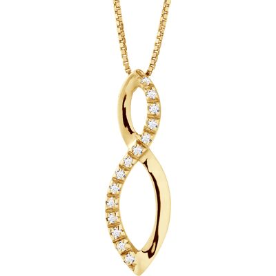DIADEMA - Halskette mit Diamanten - Gelbgold Weiß Einheitsgröße DIADEMA - Halskette mit Diamanten - Gelbgold Weiß Einheitsgröße