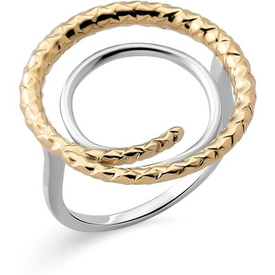 Orphelia Damen-Ring Sterling-Silber 925 – Silber/Gold ZR-7499 Silber Gold K Orphelia Damen-Ring Sterling-Silber 925 – Silber/Gold ZR-7499 Silber Gold K