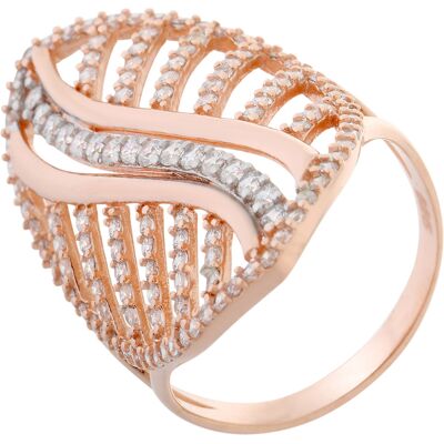 Orphelia Damen-Ring Sterling-Silber 925 – Rosé ZR-7003 Rose L Orphelia Damen-Ring Sterling-Silber 925 – Rosé ZR-7003 Rose L