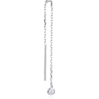 Gena Paris 'Round' Damen Ohrringe aus 925er Sterling Silber Silber Einheitsgröße Gena Paris 'Round' Damen Ohrringe aus 925er Sterling Silber Silber Einheitsgröße