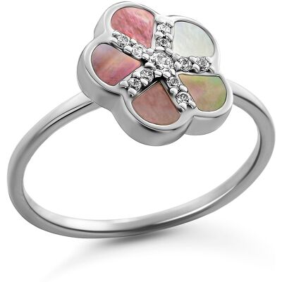 Orphelia 'Daisy' Damen-Ring aus 925er Sterlingsilber – Silber ZR-7585 Silber NICHT Orphelia 'Daisy' Damen-Ring aus 925er Sterlingsilber – Silber ZR-7585 Silber NICHT