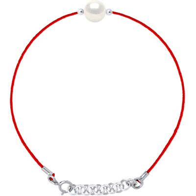Diadema Modell 9-10 mm Weiße Perle Nylon Armband - Armbänder Diadema Modell 9-10 mm Weiße Perle Nylon Armband - Armbänder
