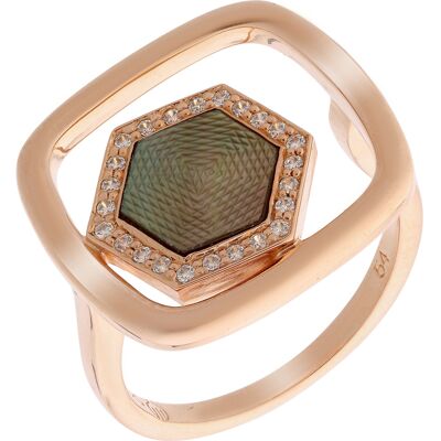 Orphelia Damen-Ring Sterling-Silber 925, Rosé zr-7372 Rose K Orphelia Damen-Ring Sterling-Silber 925, Rosé zr-7372 Rose K