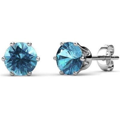 MYC Paris Geburtsstein Dezember Ohrringe - Silber und Blau Blau Einheitsgröße MYC Paris Geburtsstein Dezember Ohrringe - Silber und Blau Blau Einheitsgröße