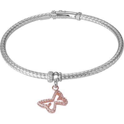 Orphelia Damen-Armband aus 925er Sterlingsilber – Silber/Rosé ZA-7397 Silber und Roségold Einheitsgröße Orphelia Damen-Armband aus 925er Sterlingsilber – Silber/Rosé ZA-7397 Silber und Roségold Einheitsgröße