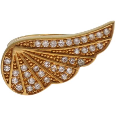 Nialaya Damen Klarer CZ Gold 925 Silber Authentischer Ring Gold Nialaya Damen Klarer CZ Gold 925 Silber Authentischer Ring Gold