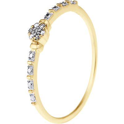 DIADEMA - Ring - Diamanten - Gelbgold Weiß K DIADEMA - Ring - Diamanten - Gelbgold Weiß K
