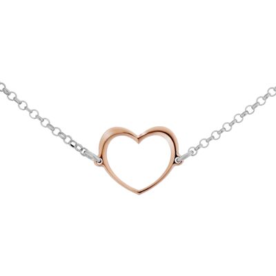 Orphelia 'Mada' Damenarmband aus 925 Sterling Silber - Silber/Rosé ZA-7389 Silber und Roségold Einheitsgröße Orphelia 'Mada' Damenarmband aus 925 Sterling Silber - Silber/Rosé ZA-7389 Silber und Roségold Einheitsgröße