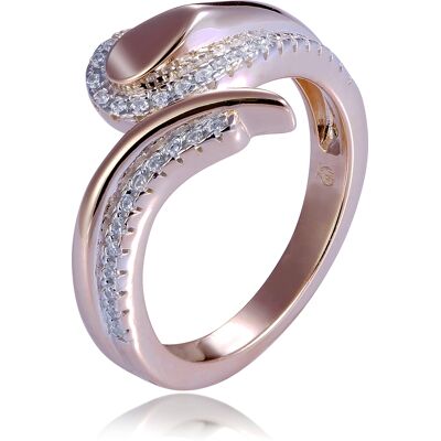 Orphelia Damen-Ring Sterling-Silber 925, Rosé, ZR-7441 Rose K Orphelia Damen-Ring Sterling-Silber 925, Rosé, ZR-7441 Rose K
