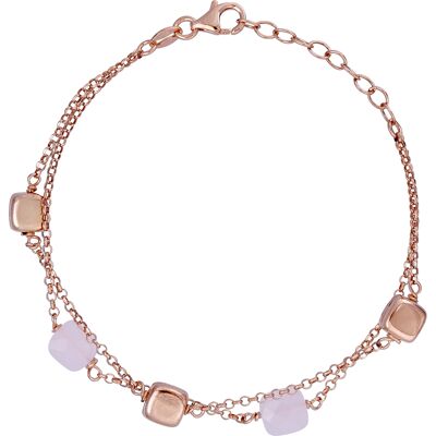 Orphelia 'Joelle' Damen-Armband aus 925er Sterlingsilber – Rosé ZA-7432 Rose Einheitsgröße Orphelia 'Joelle' Damen-Armband aus 925er Sterlingsilber – Rosé ZA-7432 Rose Einheitsgröße