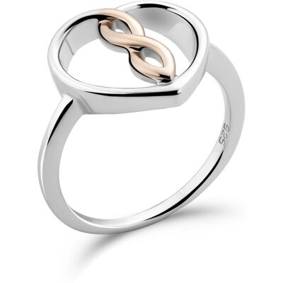 Orphelia Damen-Ring Sterling-Silber 925 – Silber/Rosé ZR-7475 Silber und Roségold K Orphelia Damen-Ring Sterling-Silber 925 – Silber/Rosé ZR-7475 Silber und Roségold K