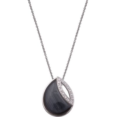 Orphelia Damen 925 Sterling Silber Set: Kettenanhänger + Ohrringe - Silber SET-5929 Silber Einheitsgröße Orphelia Damen 925 Sterling Silber Set: Kettenanhänger + Ohrringe - Silber SET-5929 Silber Einheitsgröße