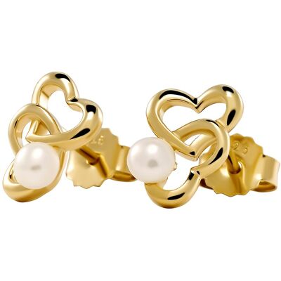 Orphelia 'Lili' Damen 925 Sterling Silber Steckerohrringe - Gold ZO-7513/G Gold Einheitsgröße Orphelia 'Lili' Damen 925 Sterling Silber Steckerohrringe - Gold ZO-7513/G Gold Einheitsgröße