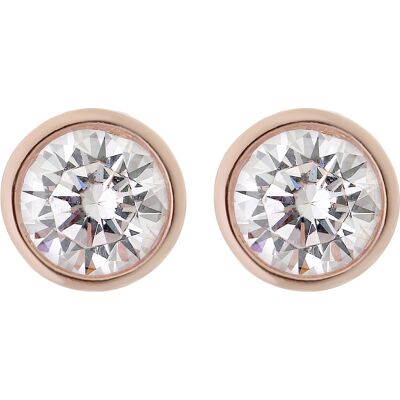 Orphelia Damen 925 Sterling Silber Ohrstecker - Rosa ZO-6079/1 Rose Einheitsgröße Orphelia Damen 925 Sterling Silber Ohrstecker - Rosa ZO-6079/1 Rose Einheitsgröße