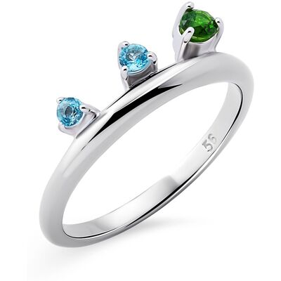Orphelia Damen-Ring Sterling-Silber 925 – Silber ZR-7497 Silber O 1/2 Orphelia Damen-Ring Sterling-Silber 925 – Silber ZR-7497 Silber O 1/2
