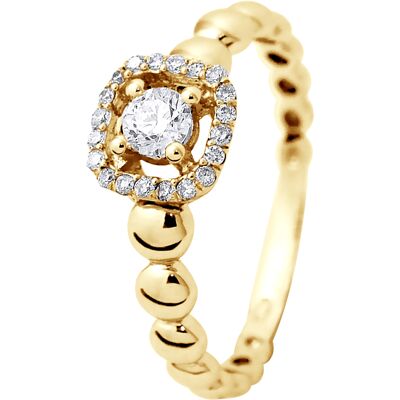 DIADEMA - Ring - Prestige Jewelery - Gelbgold Weiß K DIADEMA - Ring - Prestige Jewelery - Gelbgold Weiß K