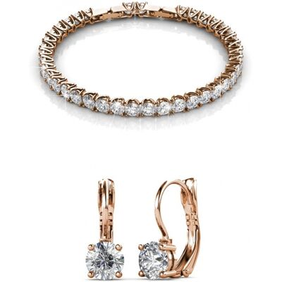 MYC Paris Rundes Venus-Set - Roségold und Kristall Weiß- und Roségold Einheitsgröße MYC Paris Rundes Venus-Set - Roségold und Kristall Weiß- und Roségold Einheitsgröße