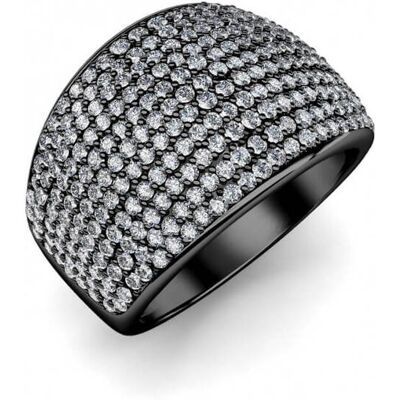 MYC Paris Glamour Metallring - Silber und Grau Grau L 1/2 MYC Paris Glamour Metallring - Silber und Grau Grau L 1/2