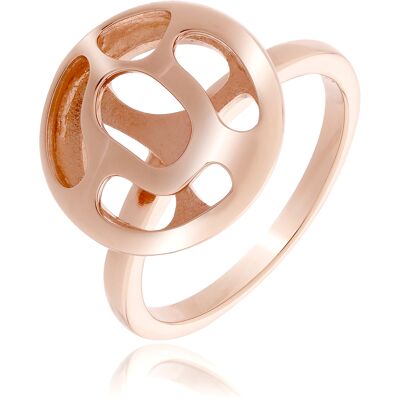 Orphelia Damen-Ring Sterling-Silber 925, Rosé zr-7374/RG Rose R 1/2 Orphelia Damen-Ring Sterling-Silber 925, Rosé zr-7374/RG Rose R 1/2