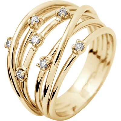 DIADEMA - Ring - Prestige Jewelery - Diamanten - Gelbgold Weiß NICHT DIADEMA - Ring - Prestige Jewelery - Diamanten - Gelbgold Weiß NICHT