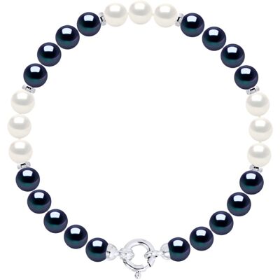 Ateliers Saint Germain Armband – Reihe aus echten Süßwasser-Zuchtperlen, rund 6–7 mm Weiß Einheitsgröße Ateliers Saint Germain Armband – Reihe aus echten Süßwasser-Zuchtperlen, rund 6–7 mm Weiß Einheitsgröße