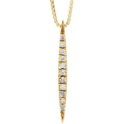 DIADEMA - Halskette mit Diamanten - Gelbgold - venezianische Kette Weiß Einheitsgröße DIADEMA - Halskette mit Diamanten - Gelbgold - venezianische Kette Weiß Einheitsgröße