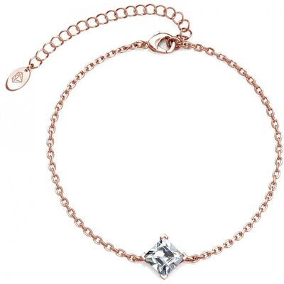 MYC Paris Calle Armband - Rose Gold und Kristall Weiß- und Roségold 17cm MYC Paris Calle Armband - Rose Gold und Kristall Weiß- und Roségold 17cm