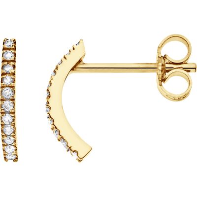 DIADEMA - Ohrringe - Diamanten - Gelbgold Weiß Einheitsgröße DIADEMA - Ohrringe - Diamanten - Gelbgold Weiß Einheitsgröße