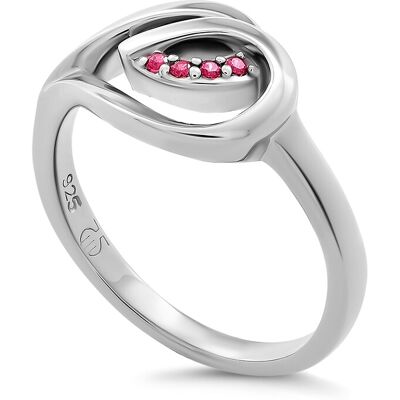 Orphelia 'Dazzle' Damen-Ring aus 925er Sterlingsilber – Silber ZR-7518/R Silber L Orphelia 'Dazzle' Damen-Ring aus 925er Sterlingsilber – Silber ZR-7518/R Silber L