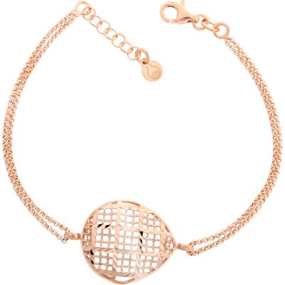 Orphelia 'Pina' Damen-Armband aus 925er Sterlingsilber – Rosé ZA-7191/RG Rose Einheitsgröße Orphelia 'Pina' Damen-Armband aus 925er Sterlingsilber – Rosé ZA-7191/RG Rose Einheitsgröße