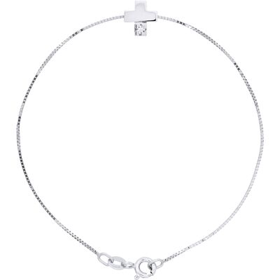 DIADEMA - Armband - Echter Diamant Weiß Einheitsgröße DIADEMA - Armband - Echter Diamant Weiß Einheitsgröße