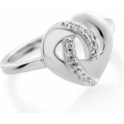 Orphelia 'Amore' Damen-Ring aus 925er Sterlingsilber – Silber ZR-7577 Silber K Orphelia 'Amore' Damen-Ring aus 925er Sterlingsilber – Silber ZR-7577 Silber K