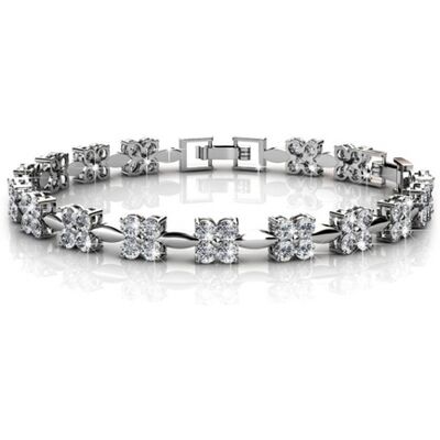 MYC Paris Süßes Armband - Silber und Kristall Weißsilber 16cm MYC Paris Süßes Armband - Silber und Kristall Weißsilber 16cm