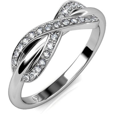 MYC Paris Trist Ring - Silber und Kristall Silber Q MYC Paris Trist Ring - Silber und Kristall Silber Q