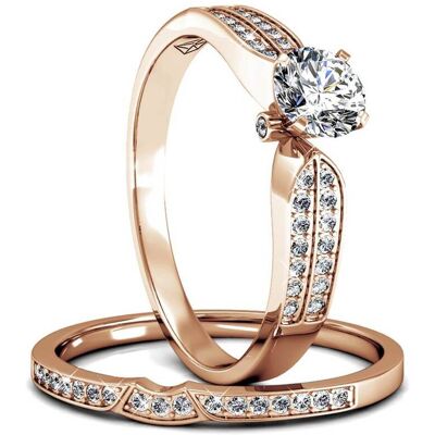 MYC Paris Kaiserin-Ring - Roségold und Kristall Roségold NICHT MYC Paris Kaiserin-Ring - Roségold und Kristall Roségold NICHT