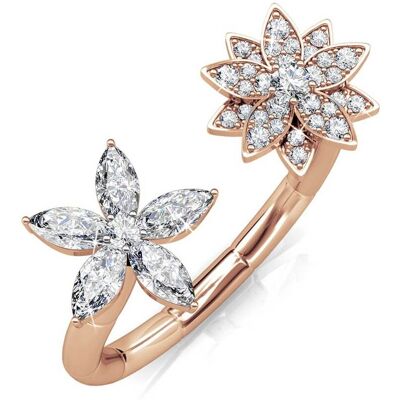 MYC Paris Fraternal Bloom Ring – Roségold und Kristall Roségold NICHT MYC Paris Fraternal Bloom Ring – Roségold und Kristall Roségold NICHT