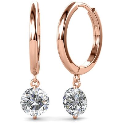 MYC Paris Grace Ohrringe - Roségold und Kristall Roségold Einheitsgröße MYC Paris Grace Ohrringe - Roségold und Kristall Roségold Einheitsgröße