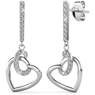 MYC Paris Allure Ohrringe - Silber und Kristall Silber Einheitsgröße MYC Paris Allure Ohrringe - Silber und Kristall Silber Einheitsgröße