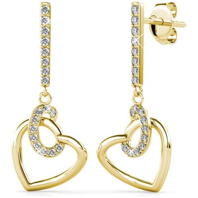 MYC Paris Allure Ohrringe - Gold und Kristall Gold Einheitsgröße MYC Paris Allure Ohrringe - Gold und Kristall Gold Einheitsgröße