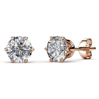 MYC Paris Solitaire S Ohrringe - Roségold und Kristall Roségold Einheitsgröße MYC Paris Solitaire S Ohrringe - Roségold und Kristall Roségold Einheitsgröße