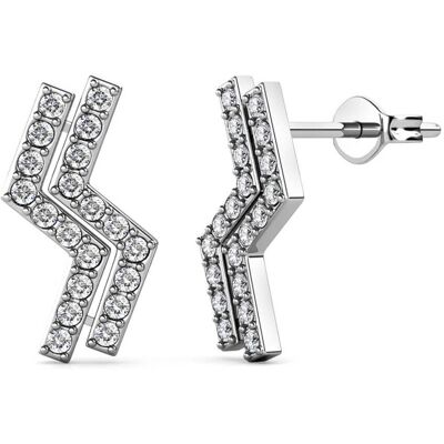 MYC Paris Brontide Ohrringe - Silber und Kristall Silber Einheitsgröße MYC Paris Brontide Ohrringe - Silber und Kristall Silber Einheitsgröße
